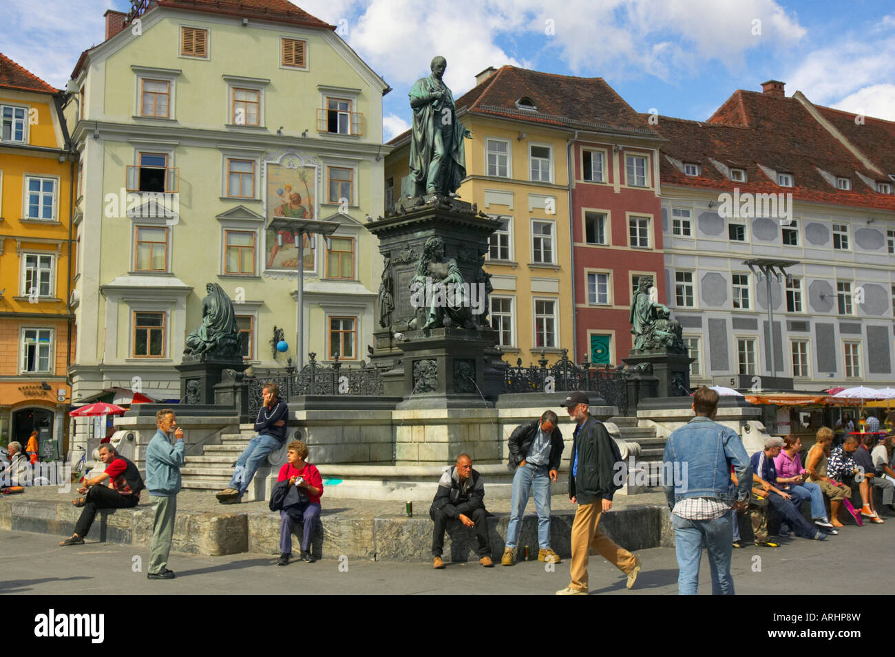 Hauptplatz, Graz, Austria Stock Photo Alamy