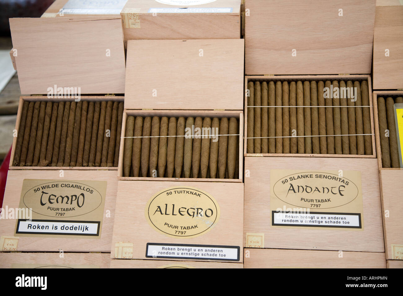Boxes of cigars Stock Photo Alamy
