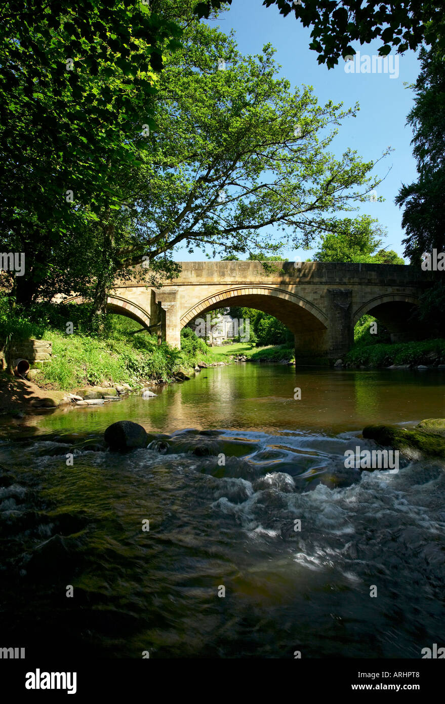 The River Esk and Egton Bridge Stock Photo Alamy