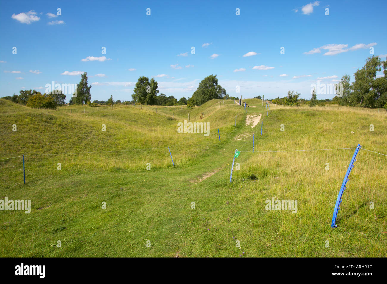 Barnack Hills and Holes national nature reserve Cambridgeshire erosion ...