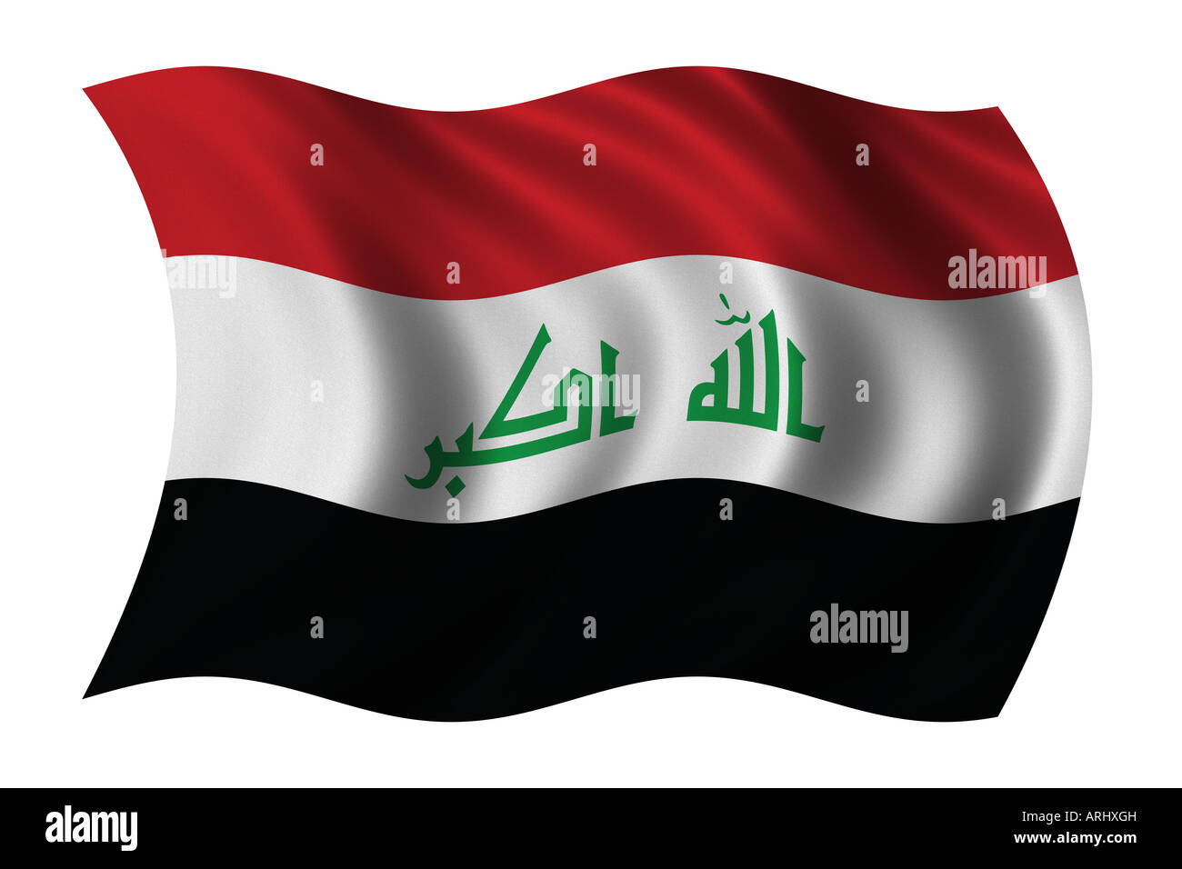 Flag of Iraq Stock Photo Alamy