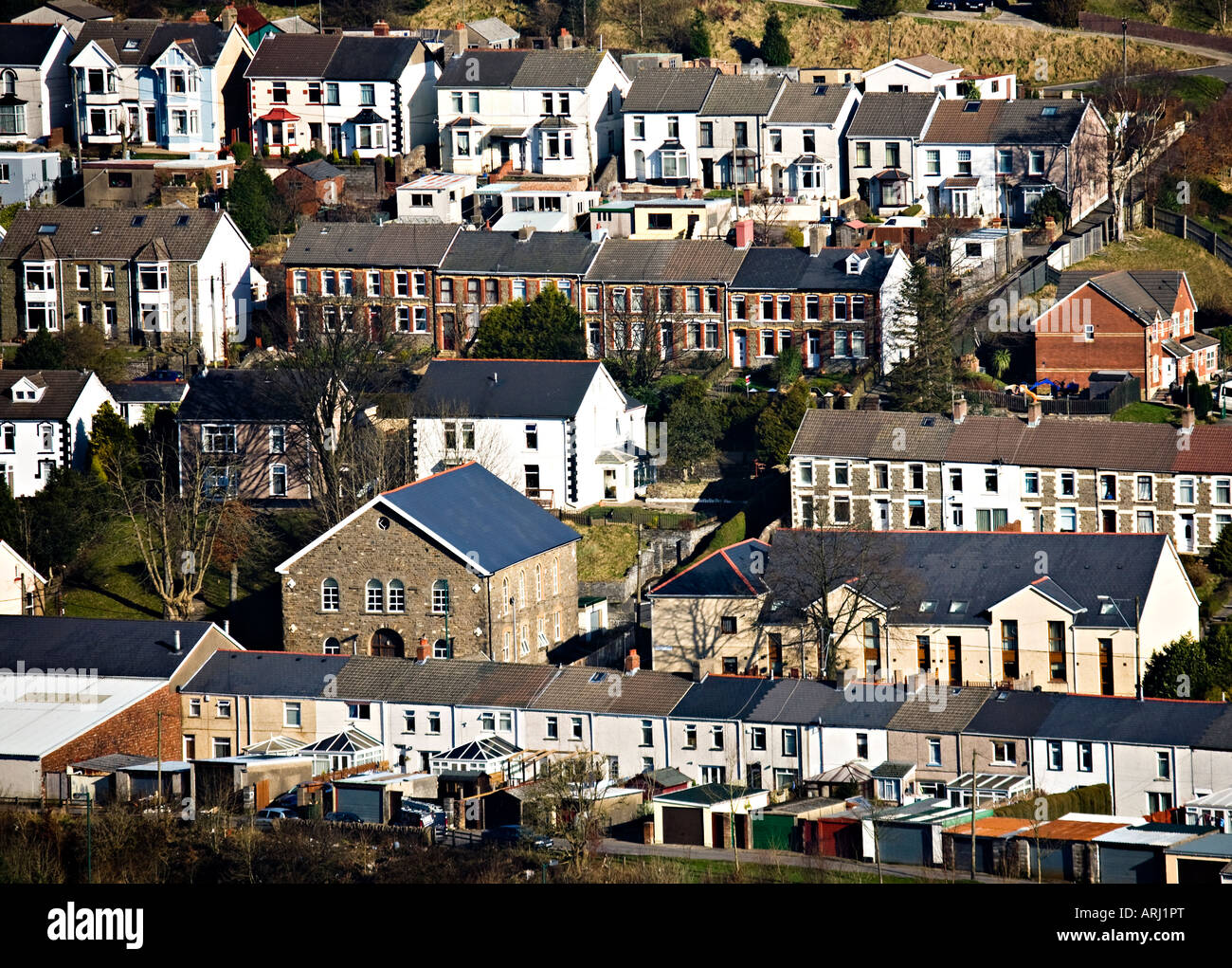 Welsh houses hires stock photography and images Alamy
