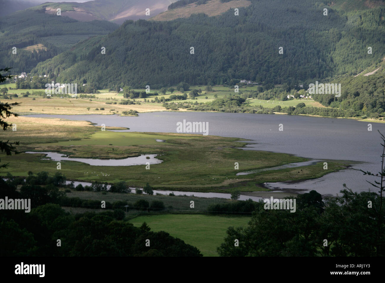 Bassenthwaite lake Lake District Stock Photo