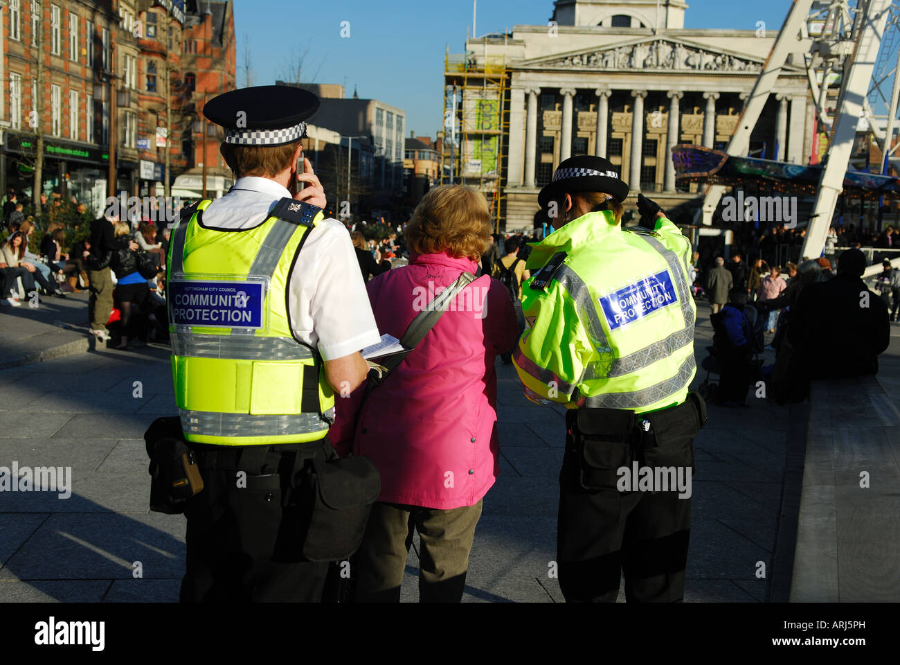 Community Protection Officers. Stock Photo