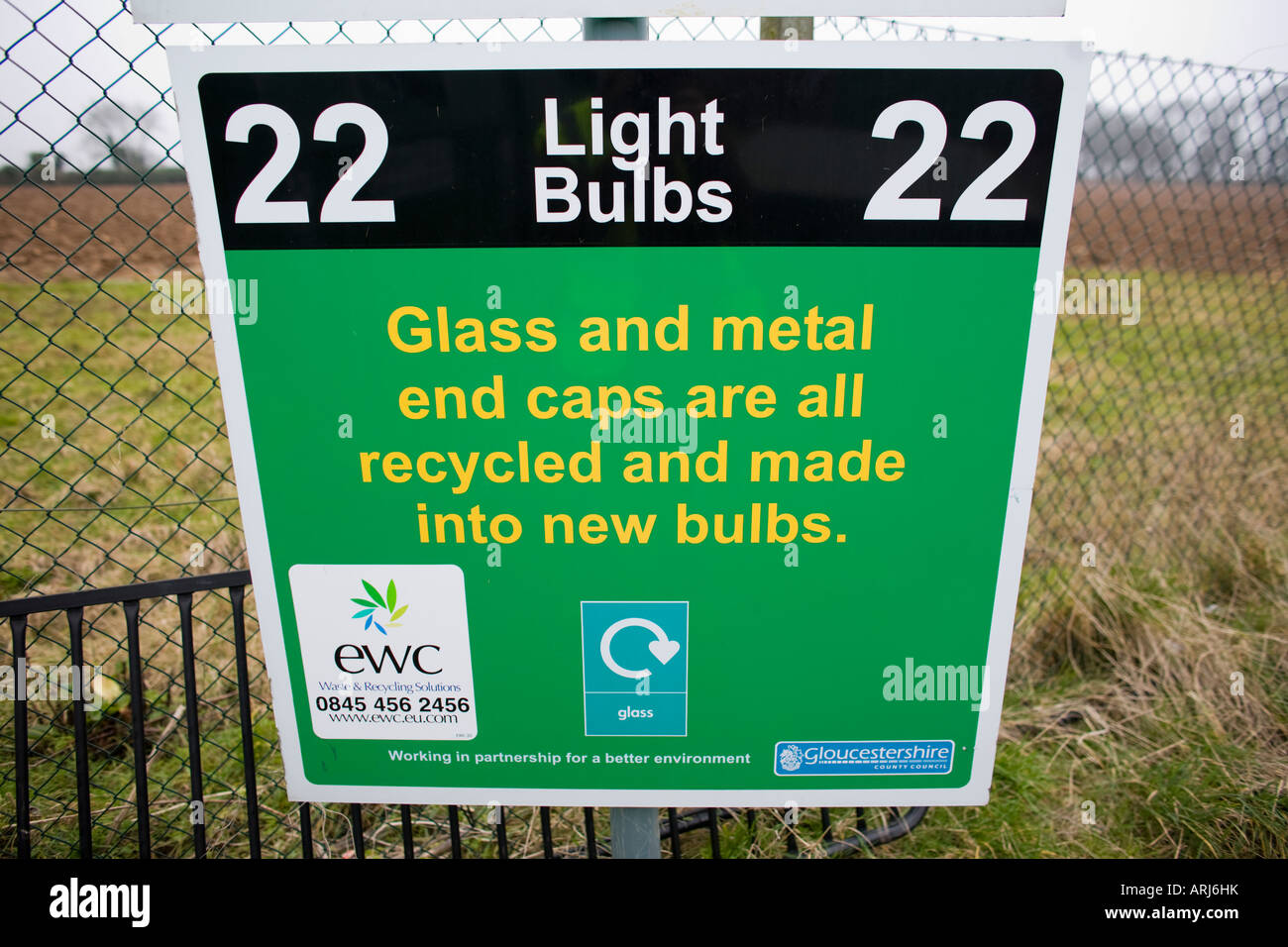 Light Bulb recycling at a UK recycling centre Stock Photo Alamy
