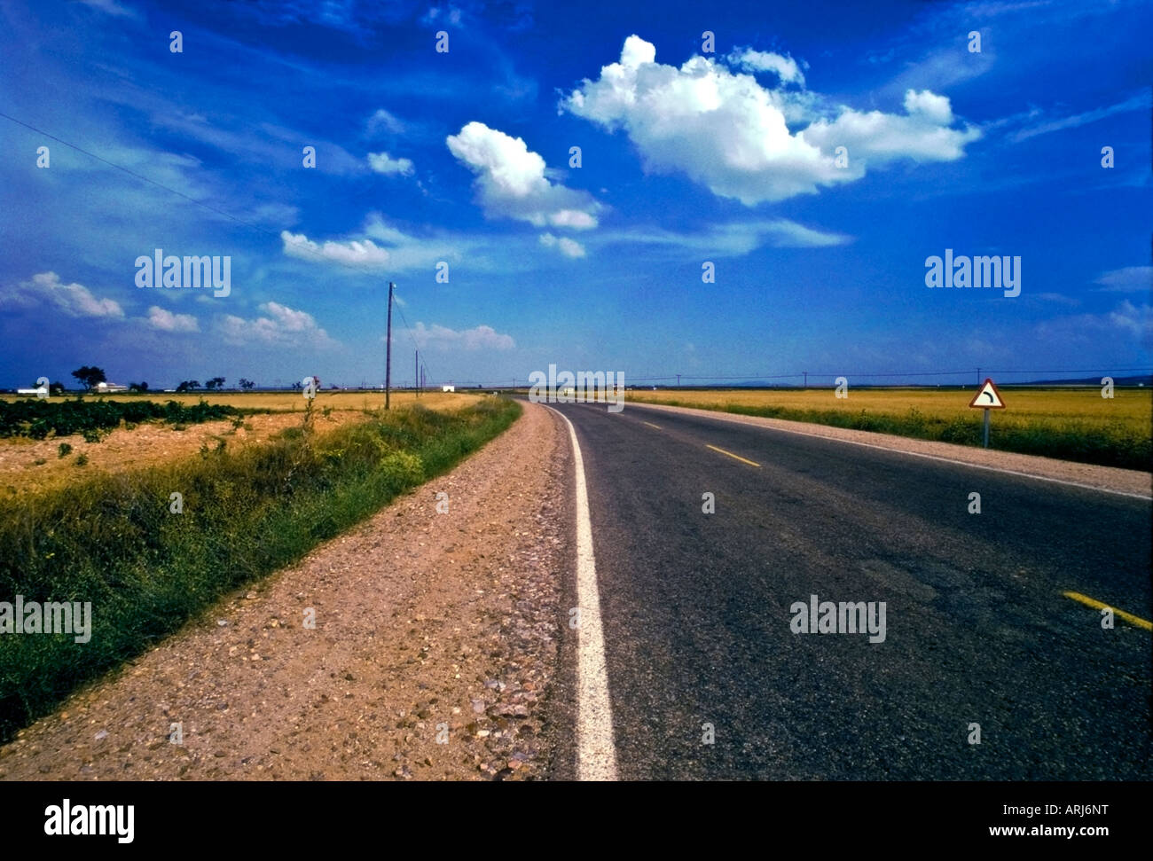 Road to nowhere, well, Toledo Spain really Stock Photo