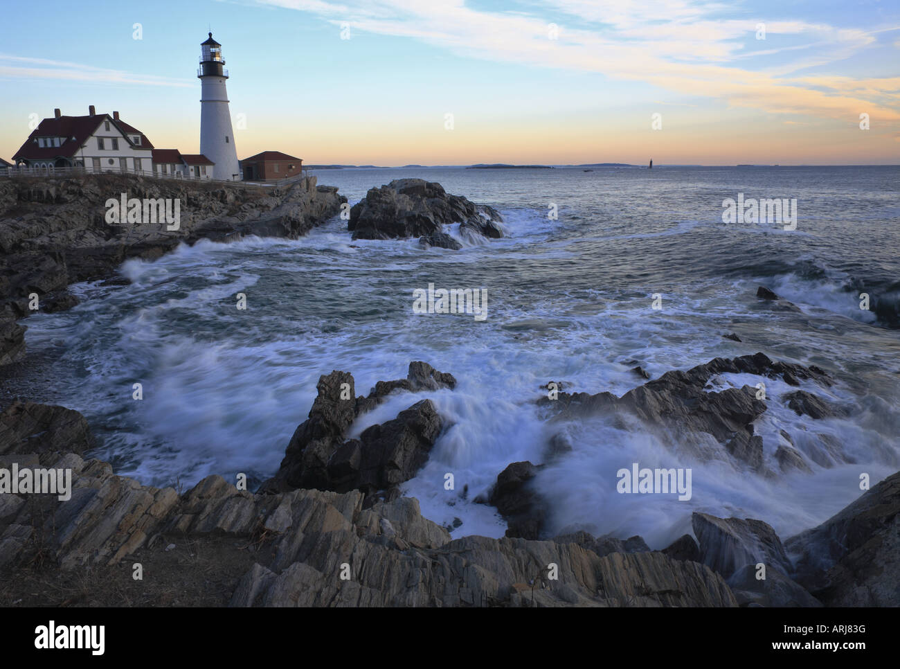 Fort Williams Lighthouse Stock Photo - Alamy