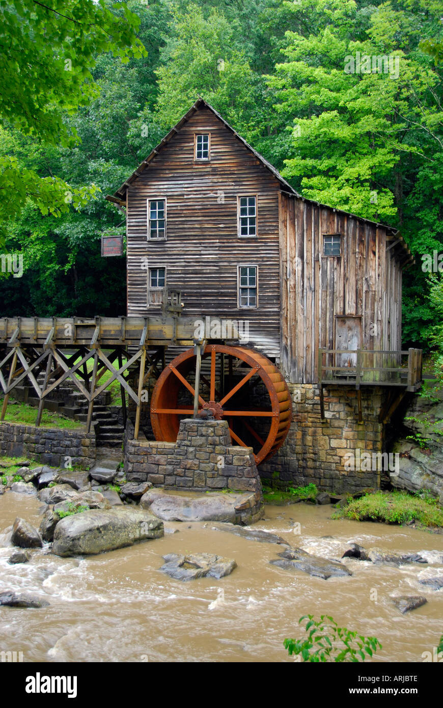 The Grist Mill At Babcock State Park In The New River Gorge
