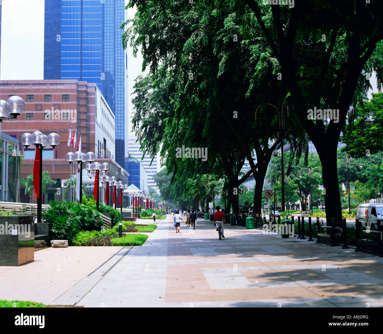 Orchard Road, one of the main shopping areas in Singapore Stock Photo