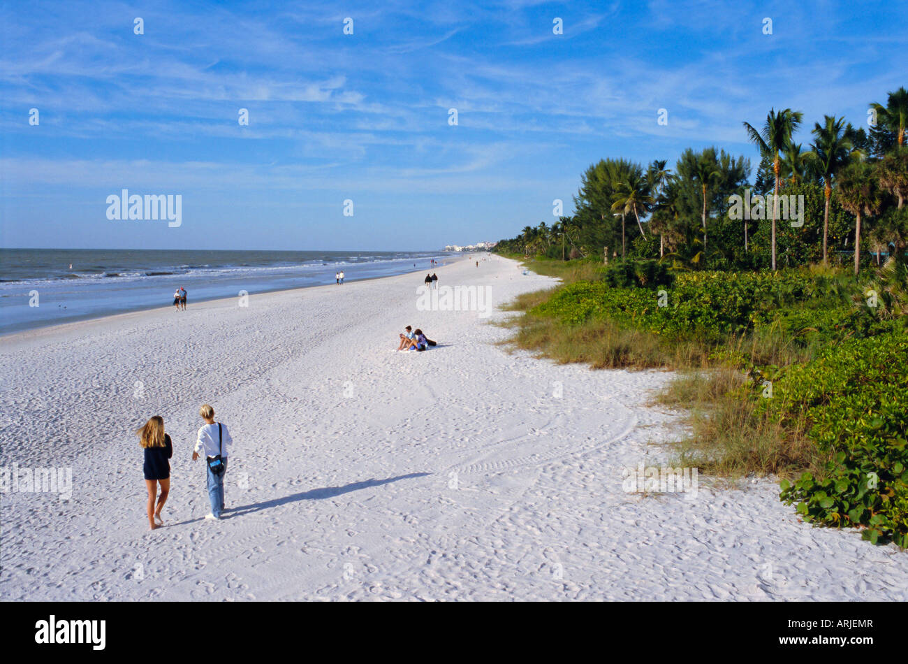 Naples Beach, Naples, Florida, USA Stock Photo - Alamy