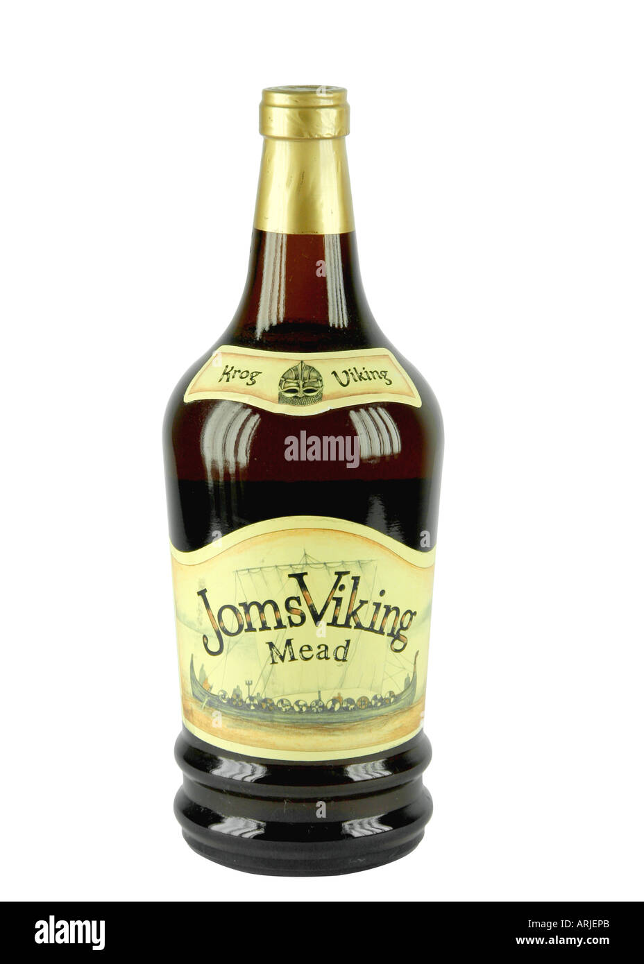 Joms Viking Mead bottle Stock Photo Alamy