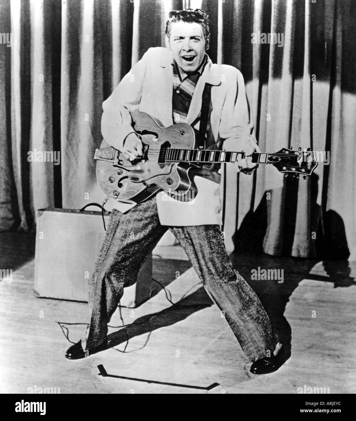 EDDIE COCHRAN US pop musician Stock Photo Alamy