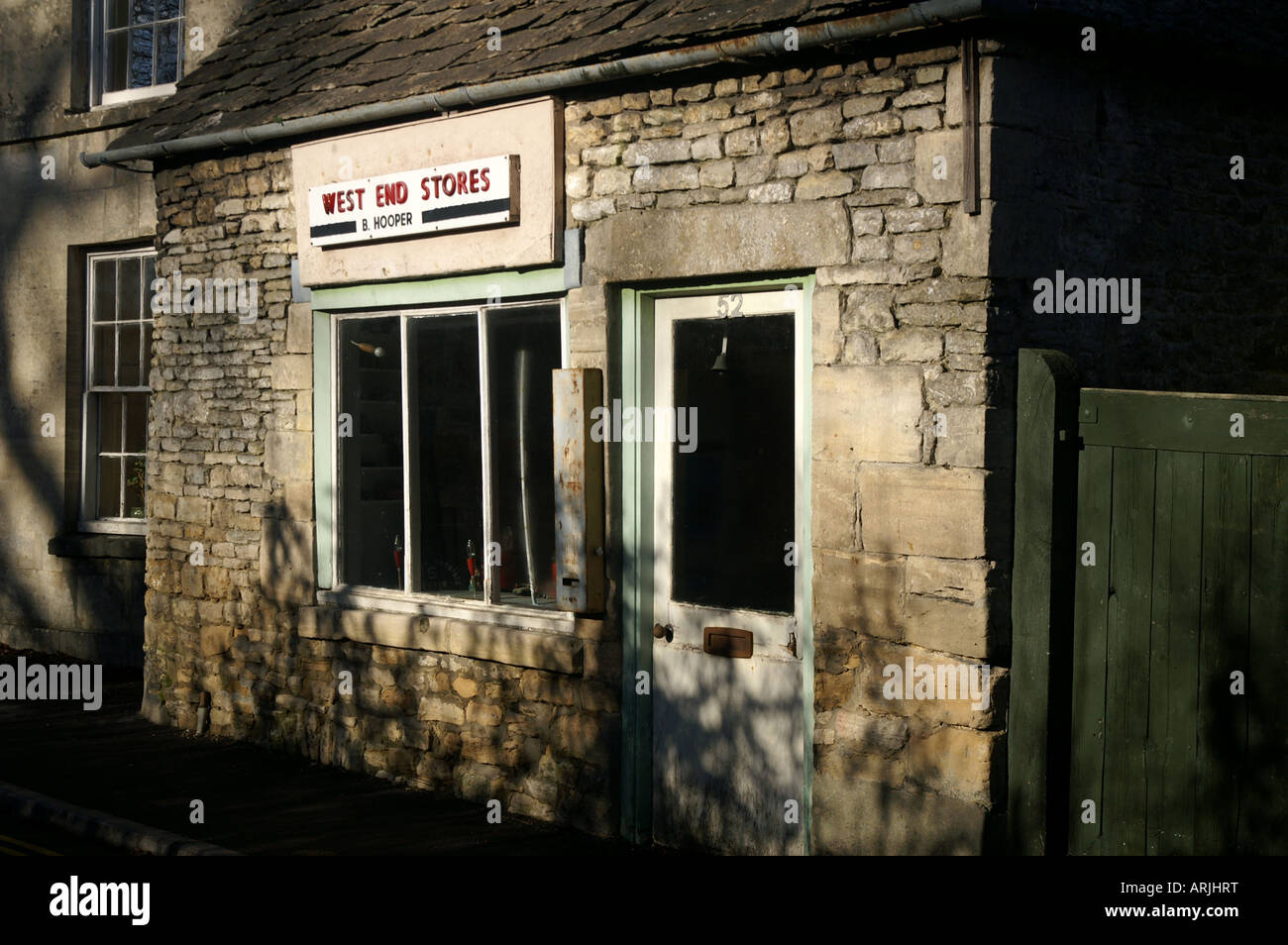West End Store Minchinhampton Stock Photo Alamy
