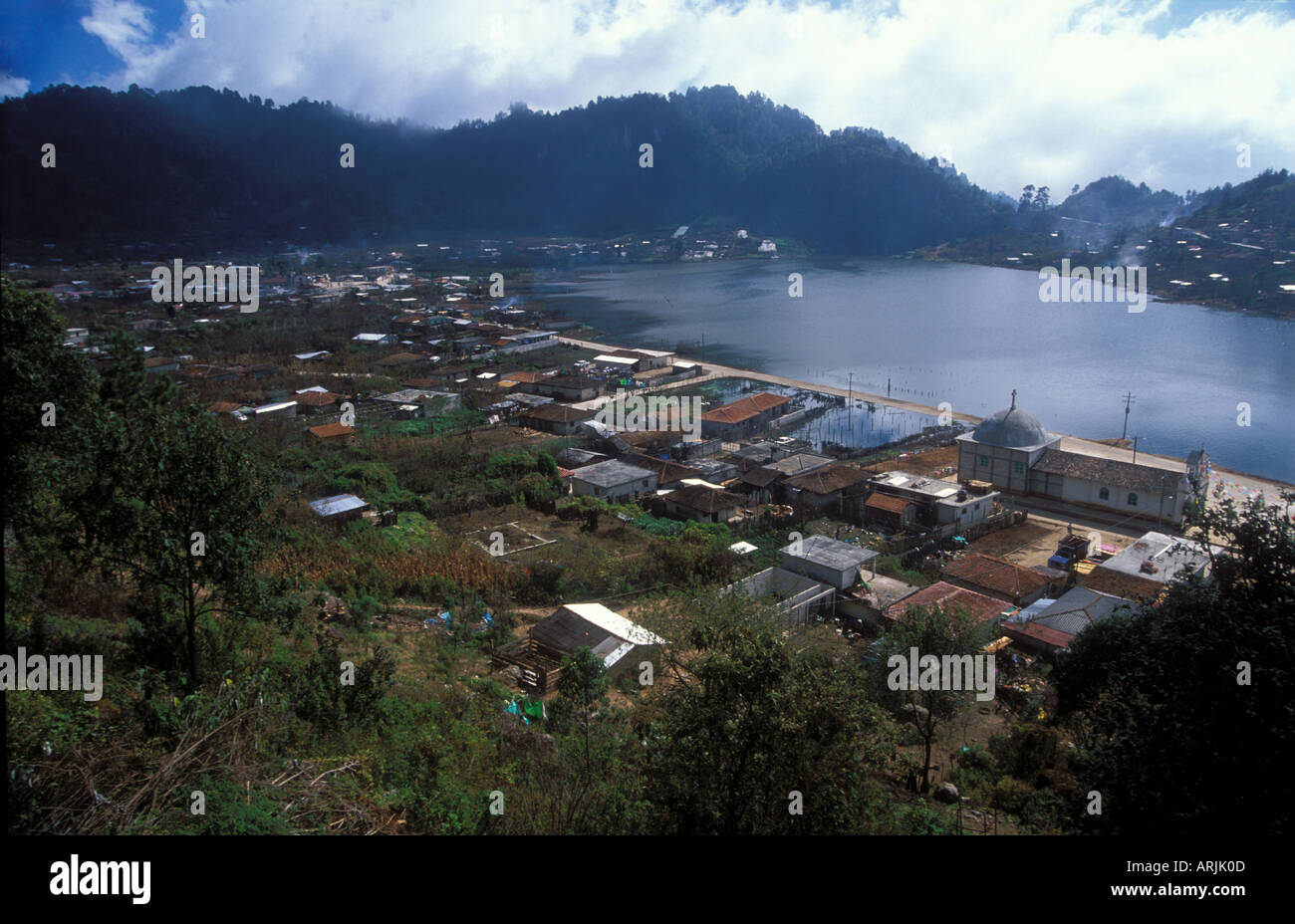 Rio Grijalva near Sumidero Canyon Chiapas Mexico Stock Photo