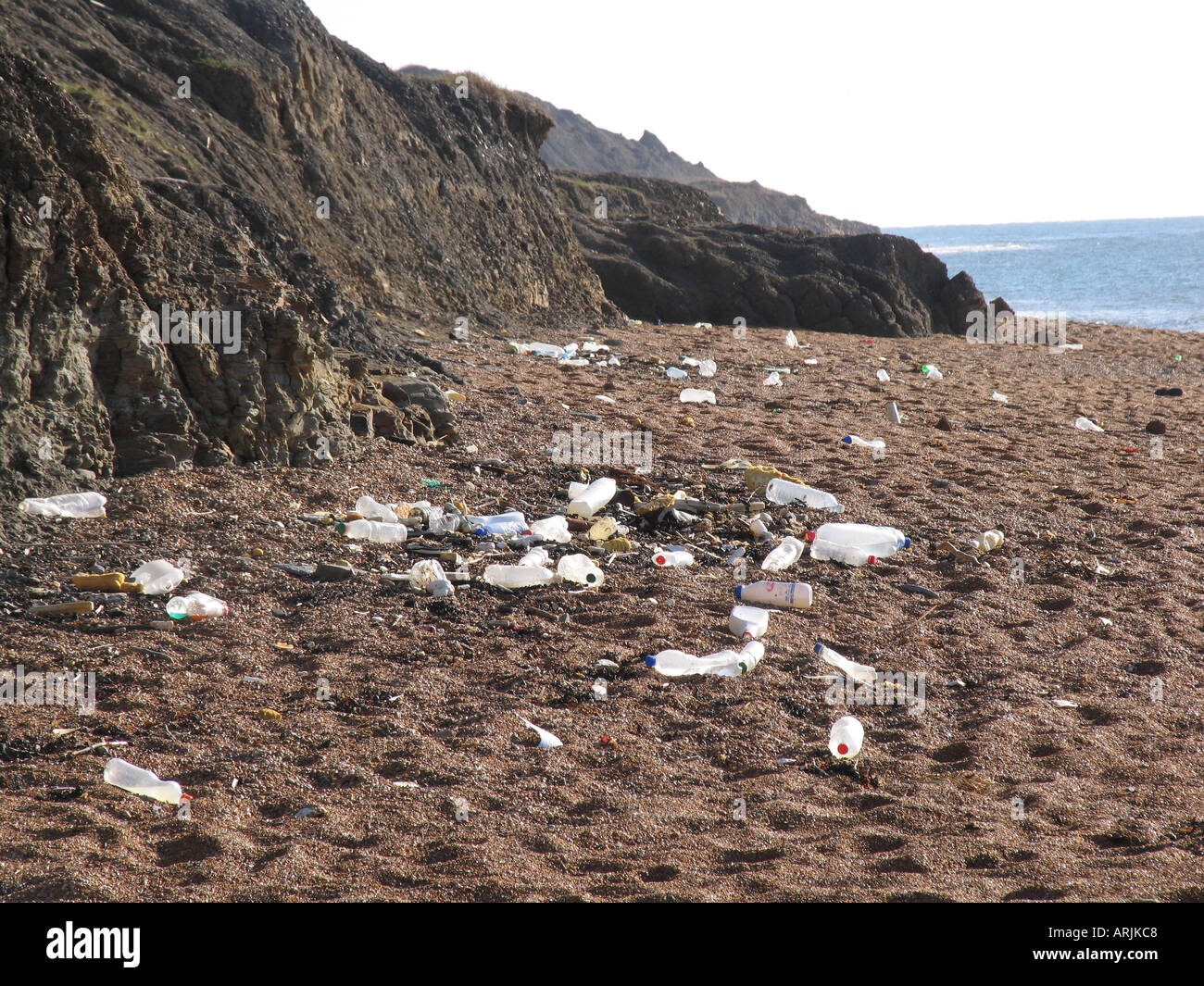 Rubbish on the beach Atherfield Isle of Wight UK Stock Photo Alamy Rubbish on the beach Atherfield Isle of Wight UK Stock Photo Alamy