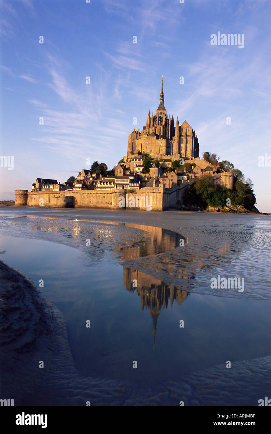 Mont Saint Michel (MontSt. Michel), UNESCO World Heritage Site, Manche