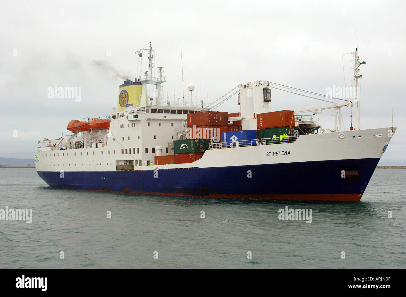 RMS Royal Mail Ship St Helena The last one that now operates between