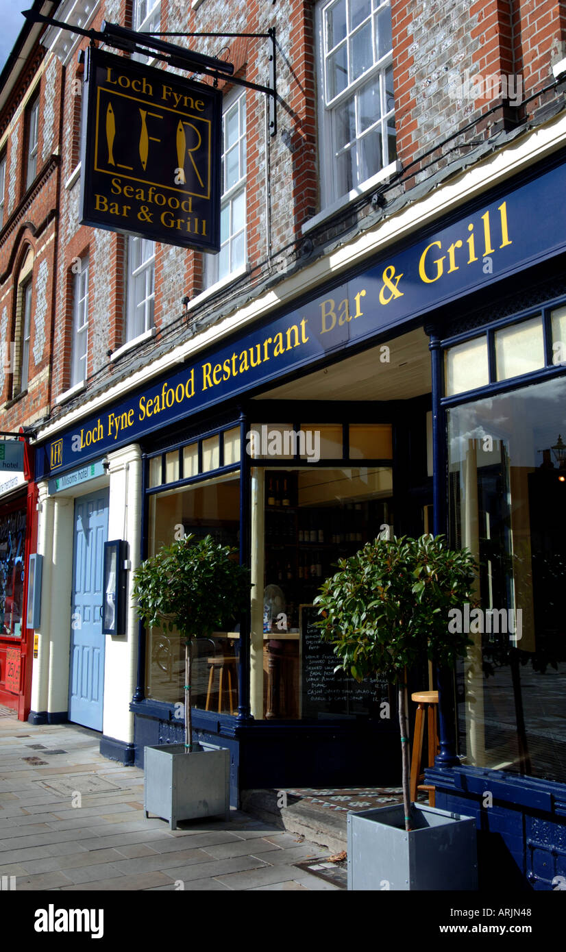 Loch Fyne seafood restaurant Henley on Thames Oxfordshire England UK