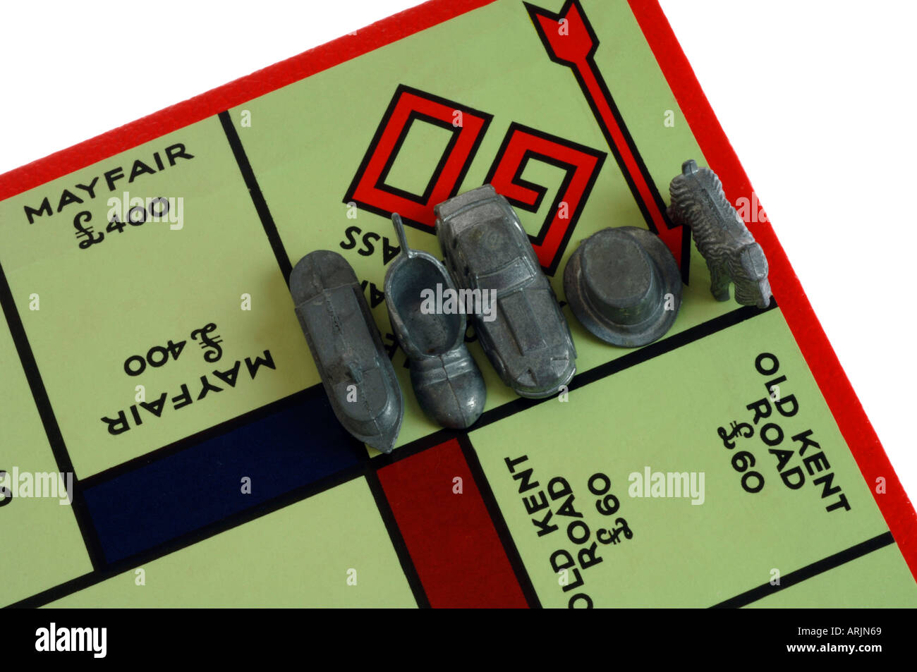 Go square on the monopoly board hires stock photography and images Alamy