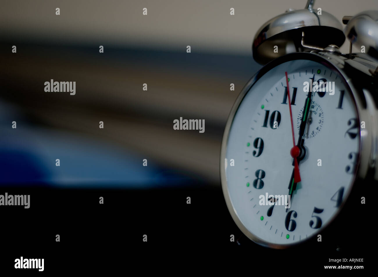 A 6am ringing alarm clock Stock Photo