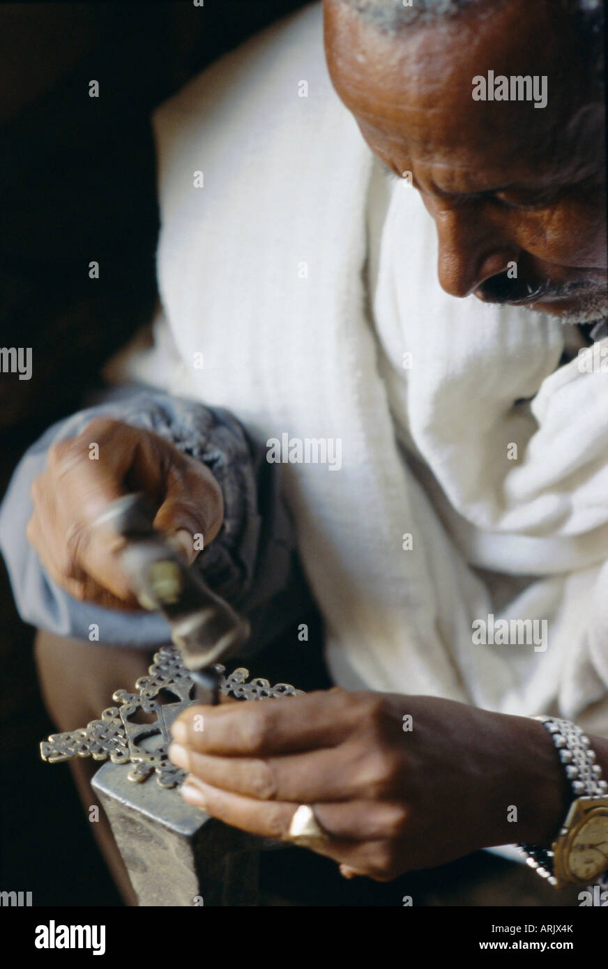 Blacksmith, Axoum, Ethiopia, Africa Stock Photo - Alamy