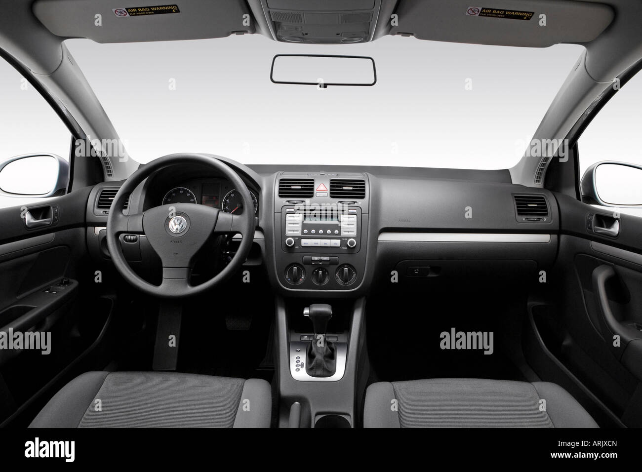 2008 Volkswagen Rabbit S in Silver Dashboard, center console, gear