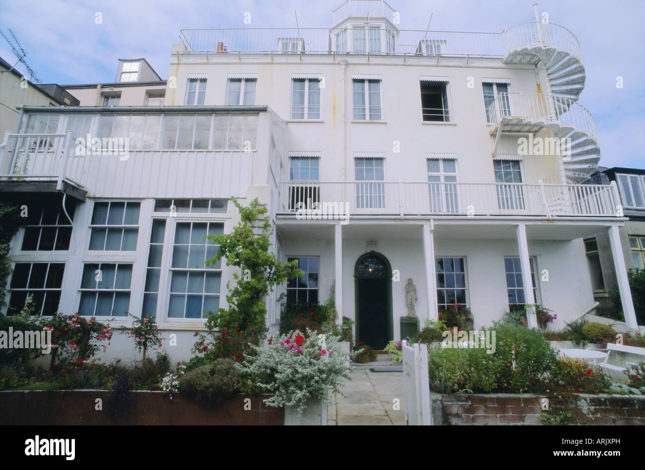 Hauteville House, home of Victor Hugo, Saint Peter Port, Guernsey, Channel Islands, United Kingdom, Europe Stock Photo