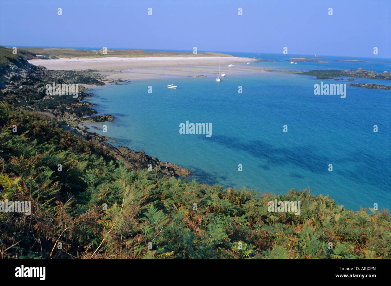 Island of Herm, Channel Islands, United Kingdom (U.K.), Europe Stock