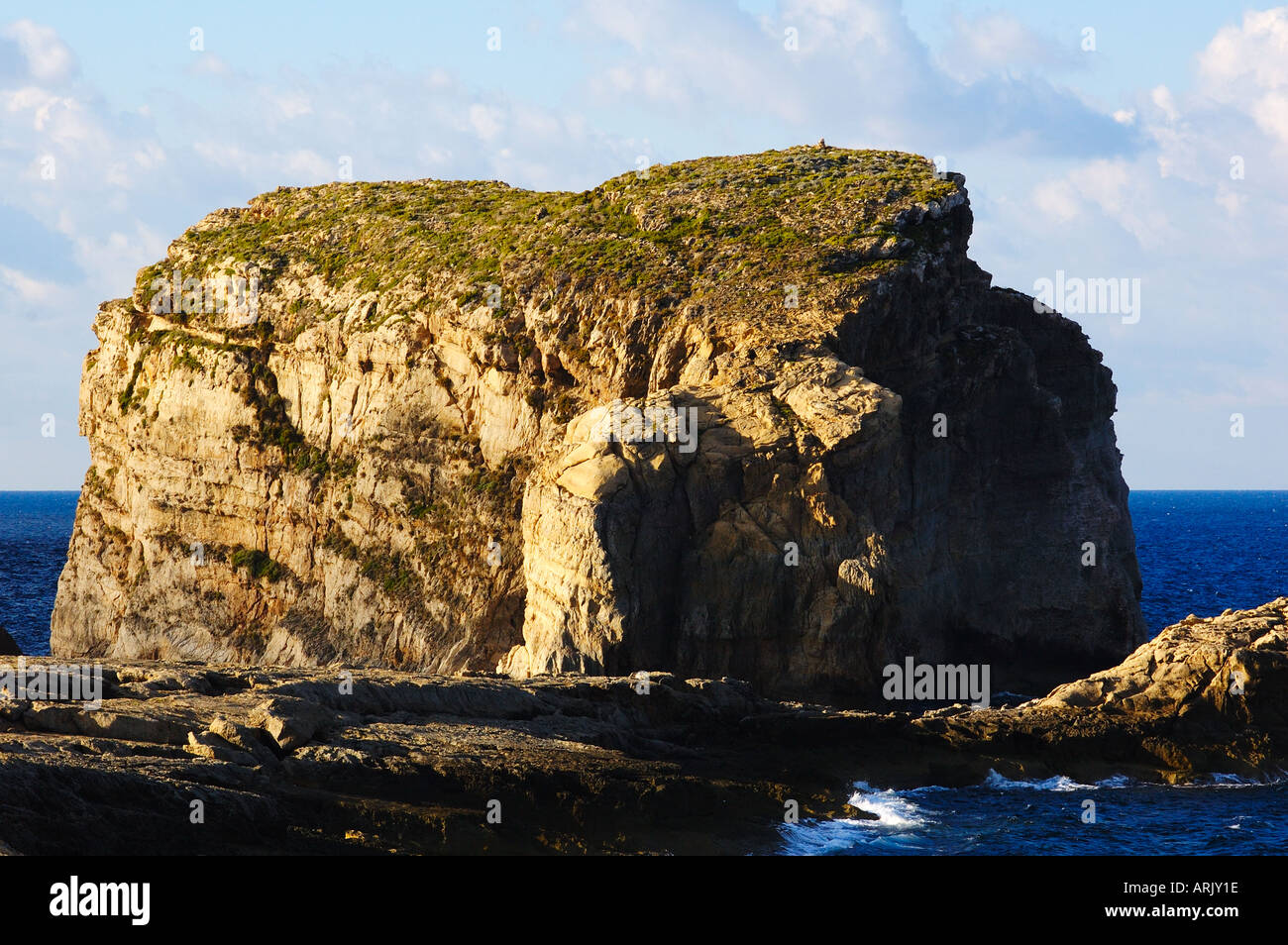 Dirsha Rocks The Dwejra Rock Stock Photo - Alamy
