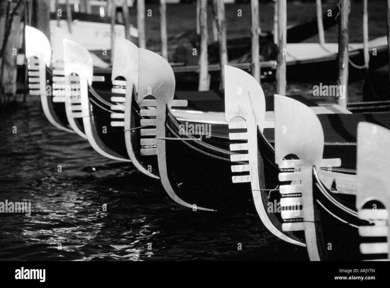 Gondolas, Venice, Italy Stock Photo Alamy