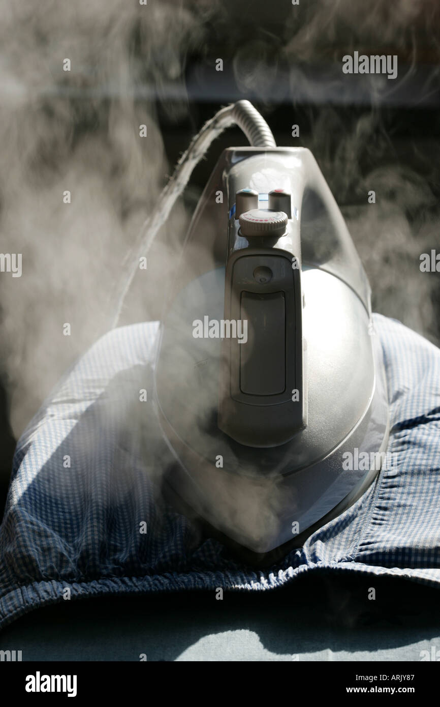 DEU, Germany : Steam iron Stock Photo
