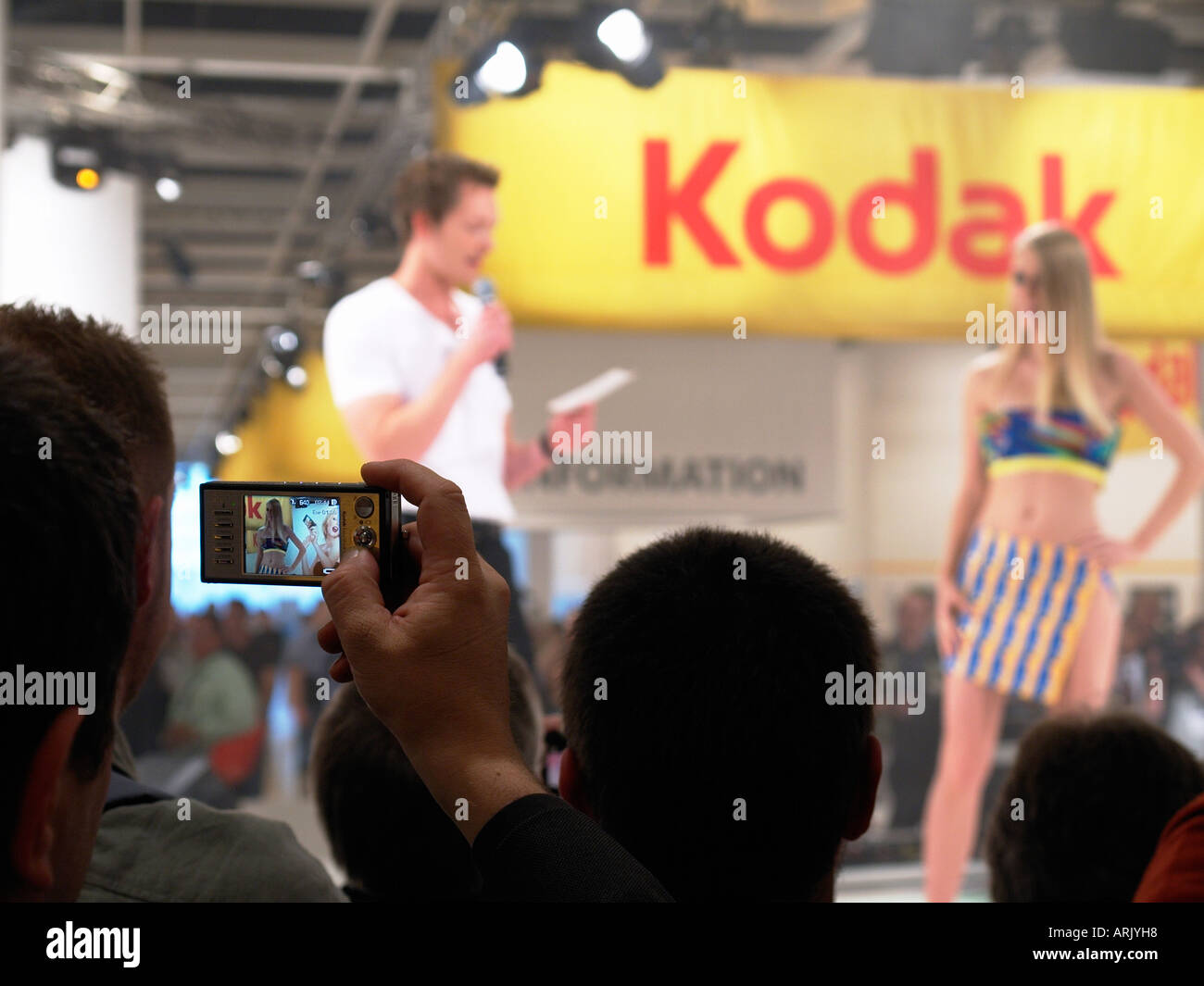 Digital photography with Kodak one of the most well known brands in the photo business Photokina Cologne Germany Stock Photo