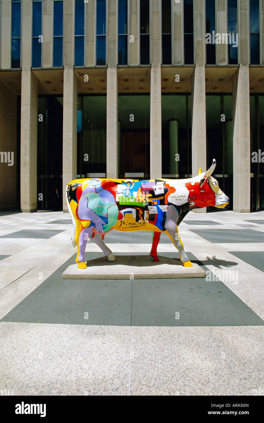 Cow in New York, USA Stock Photo Alamy