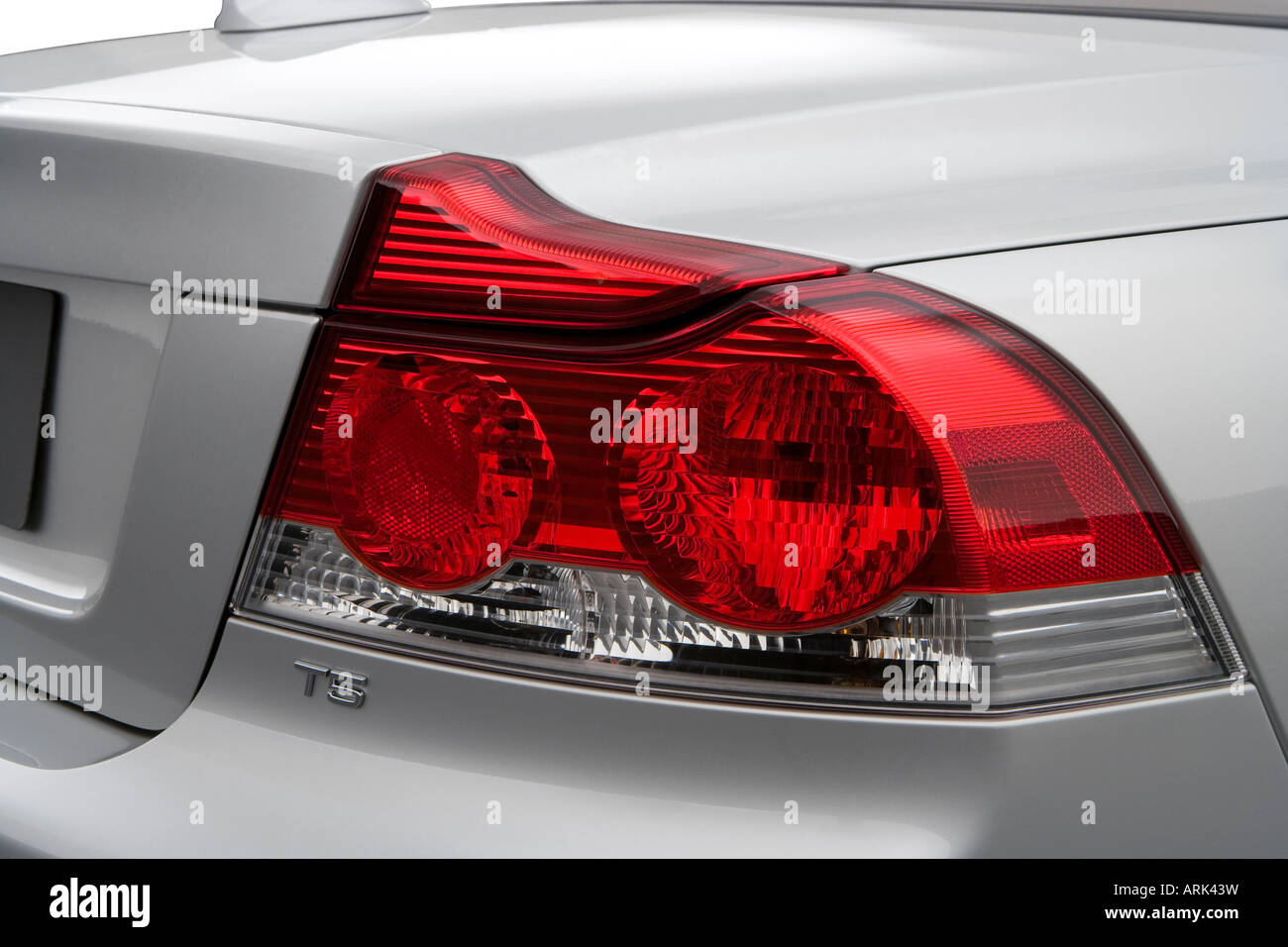 2008 Volvo C70 T5 in Silver - Tail light Stock Photo - Alamy