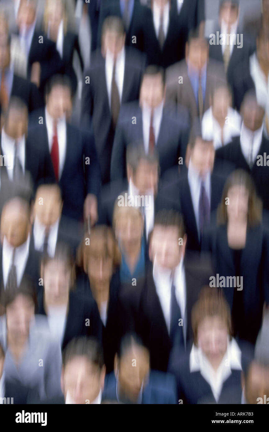 Crowd blur suits hi-res stock photography and images - Alamy
