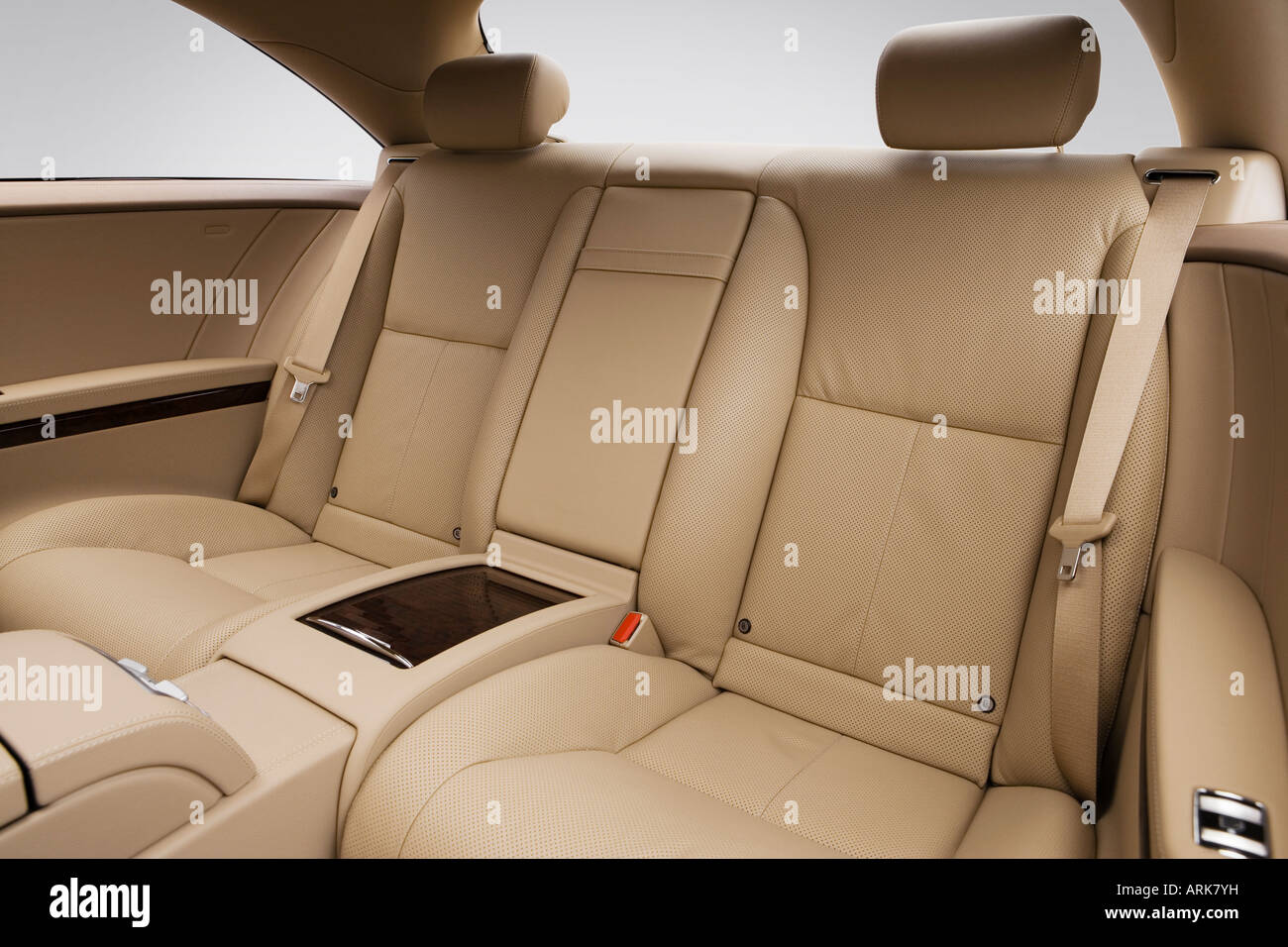 2008 Mercedes Benz CL Class CL550 in Black Rear seats Stock Photo Alamy