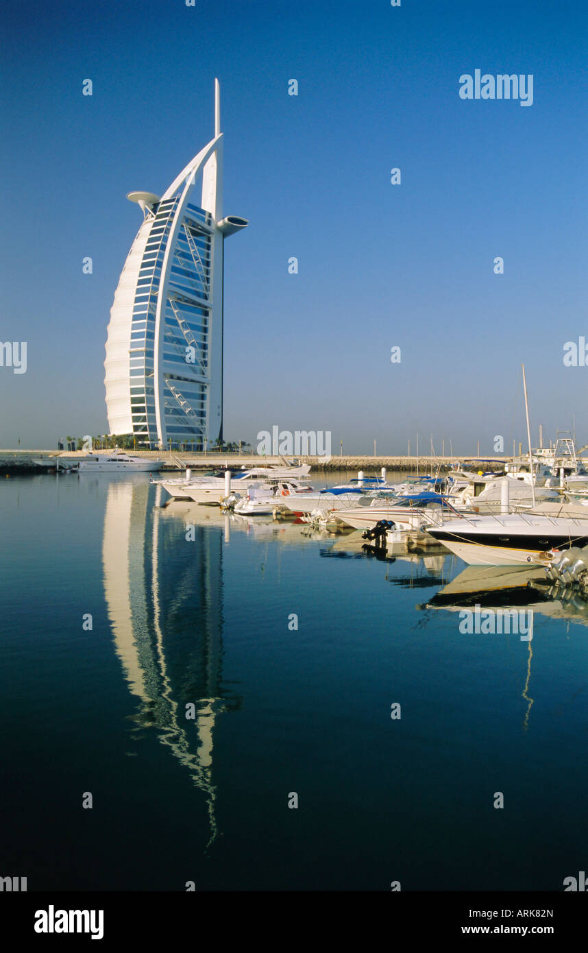Burj Al Arab Hotel, Dubai, United Arab Emirates, Middle East Stock Photo