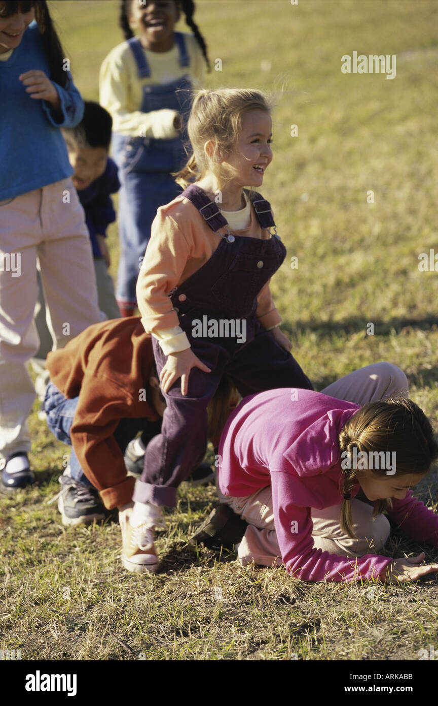 Kids playing in schoolyard hi-res stock photography and images - Alamy