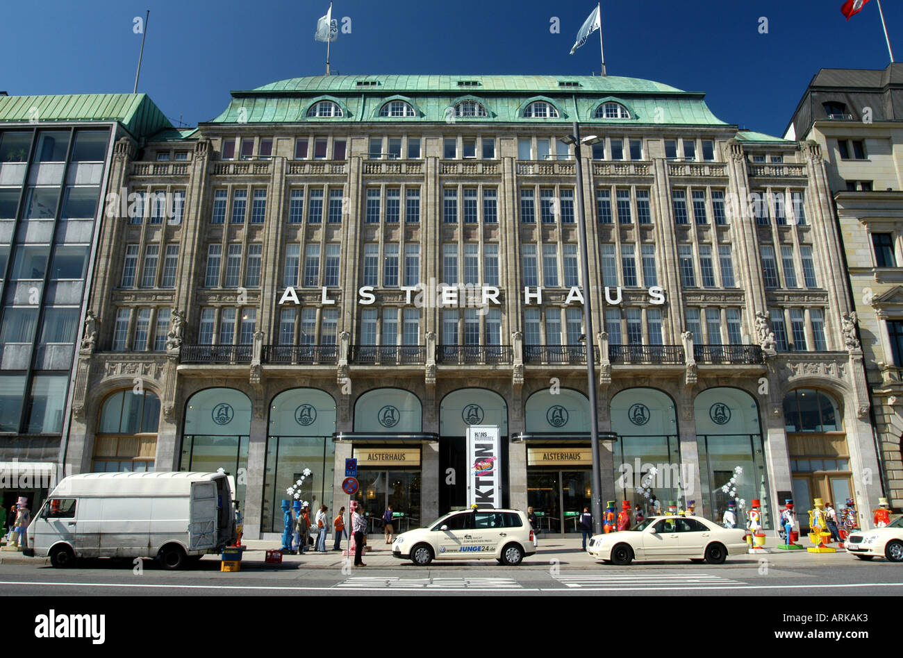 The Department Store Alsterhaus At The Jungfernstieg Hamburg