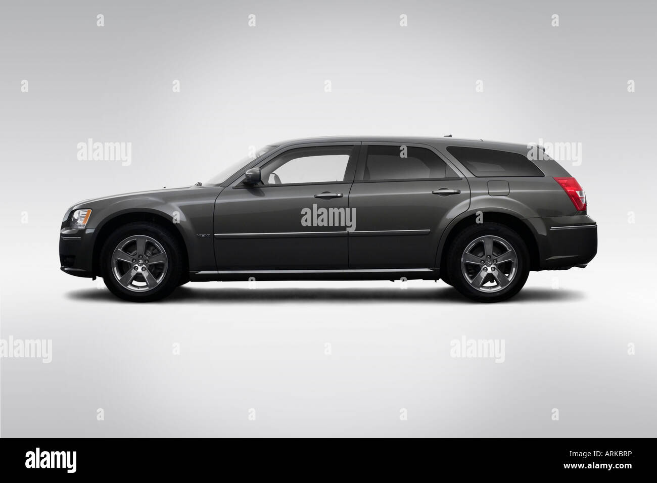 2008 Dodge Magnum R/T in Gray - Drivers Side Profile Stock Photo