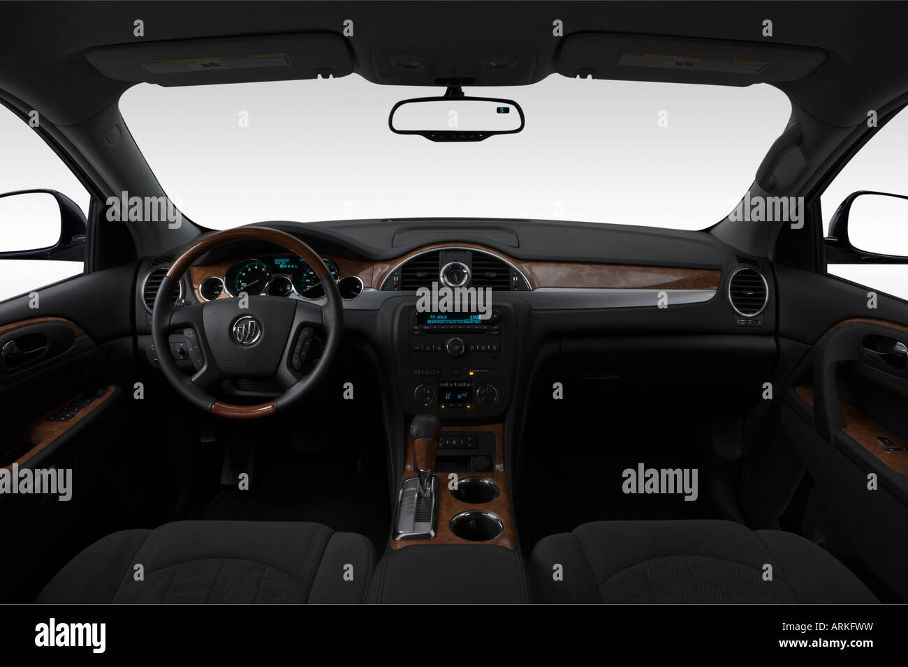 2008 Buick Enclave CX in Blue Dashboard, center console, gear shifter