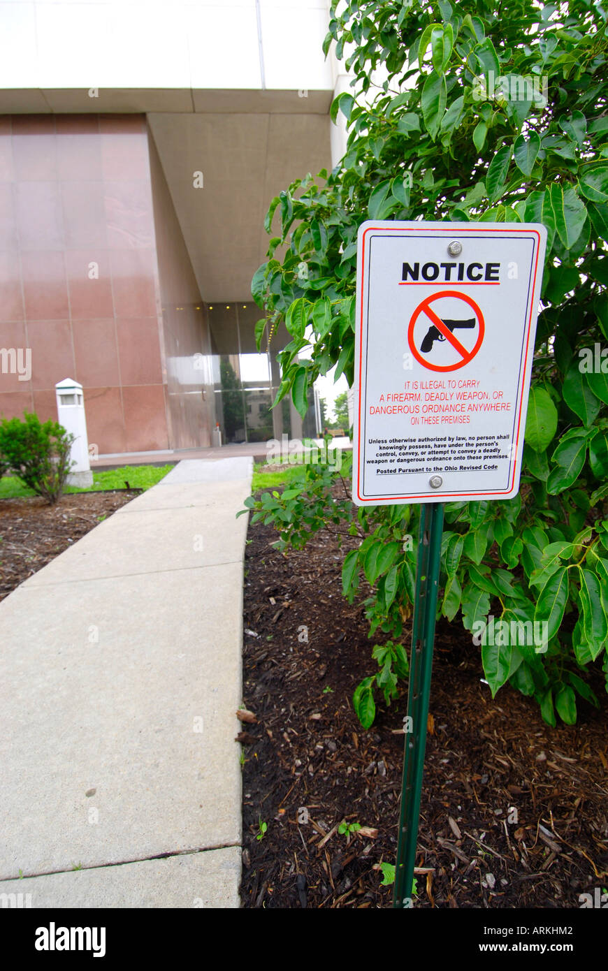Sign gun firearm weapon prohibit carry conceal hires stock photography and images Alamy