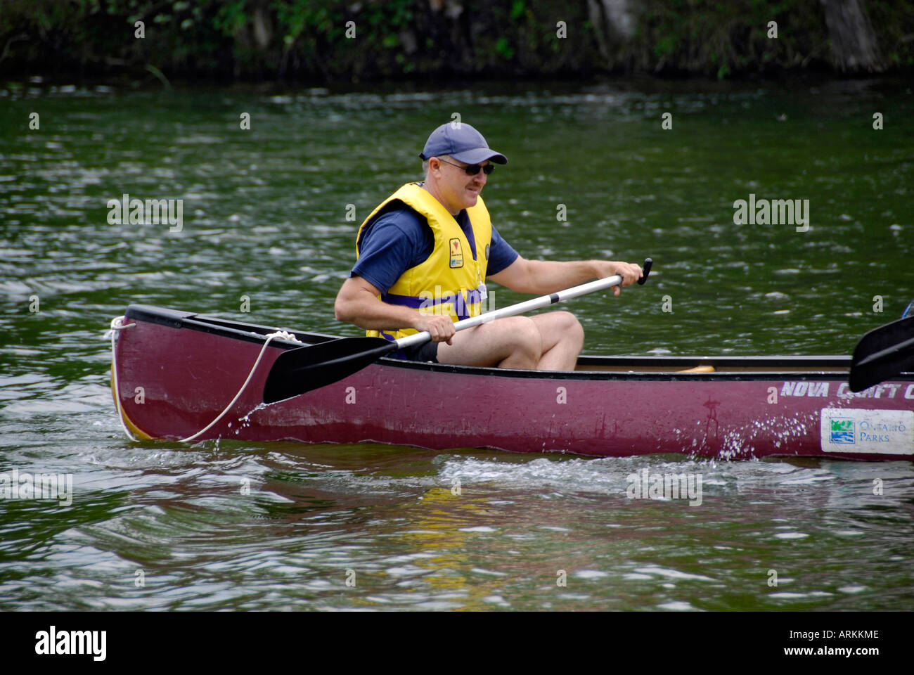 Canoeing on the Au Sable River at the Rifle River Recreational Area