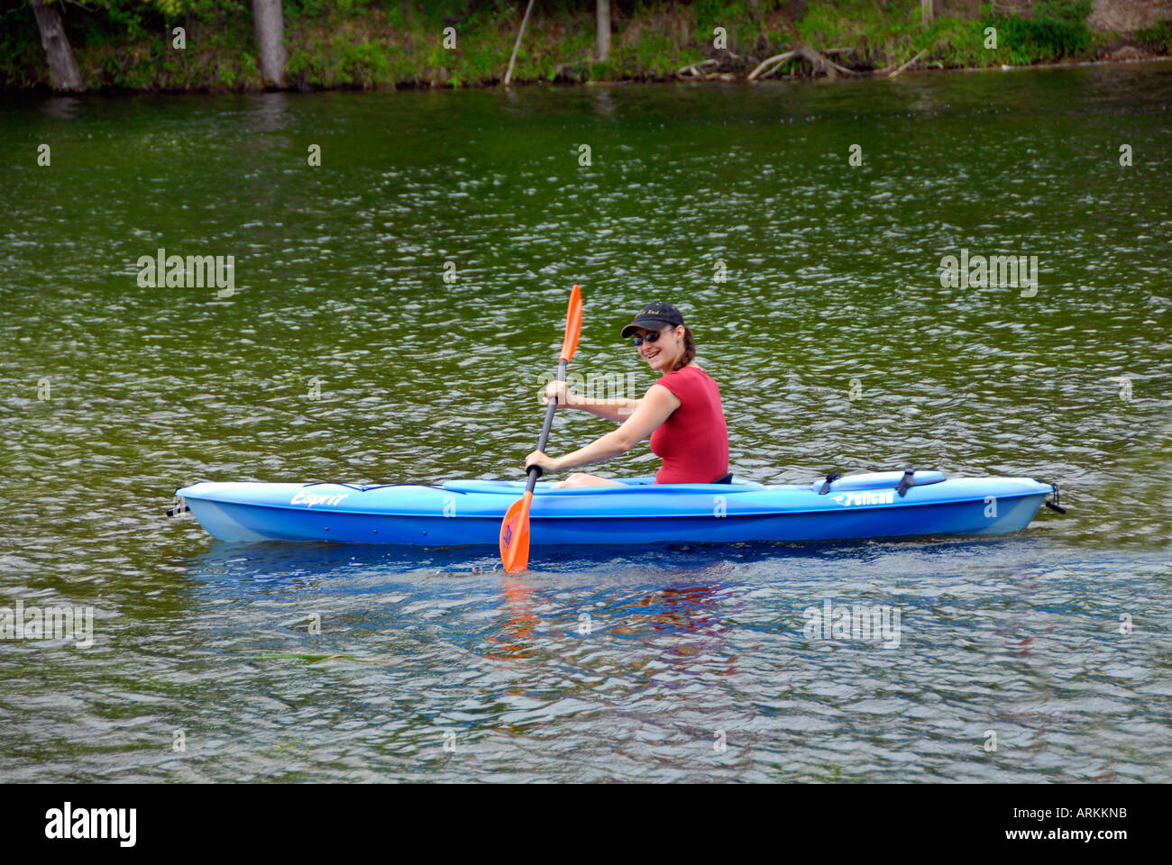 Canoeing on the Au Sable River at the Rifle River Recreational Area