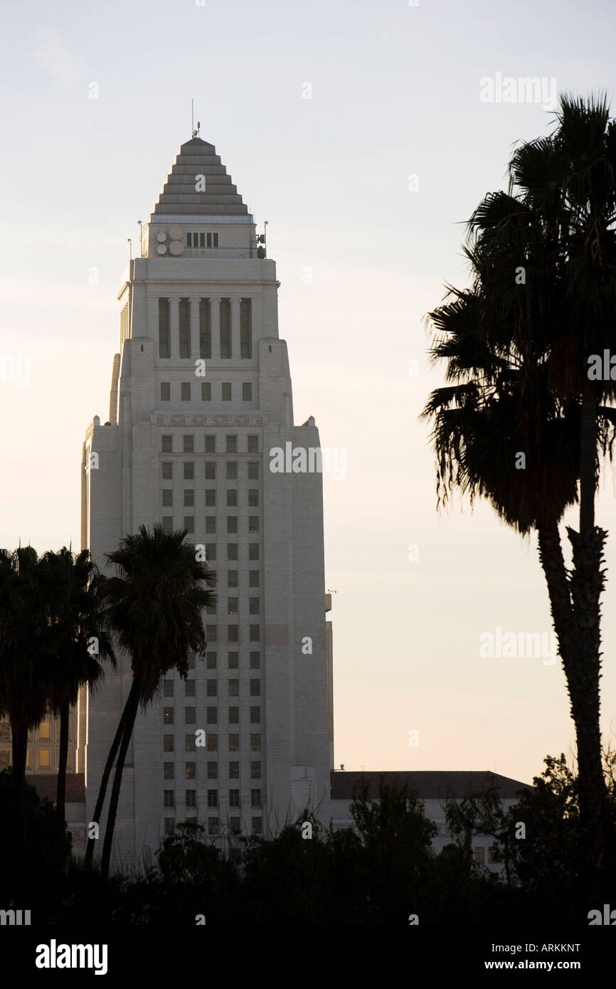 Los Angeles City Hall, Los Angeles, California, United States of America, North America Stock Photo