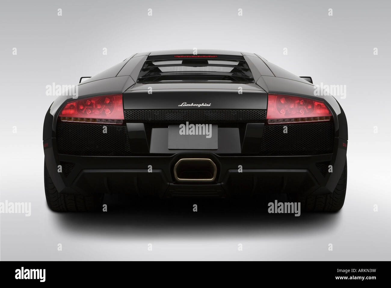 2007 Lamborghini Murcielago LP640 Versace in Black - Low/Wide Rear Stock  Photo - Alamy