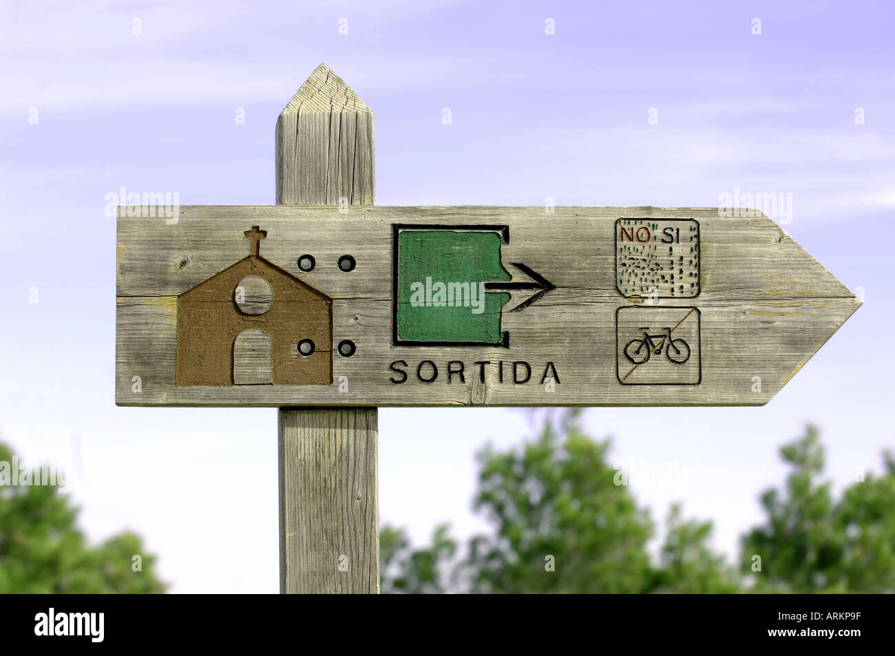 Sortida Sign Country Sortida hi-res stock photography and images - Alamy