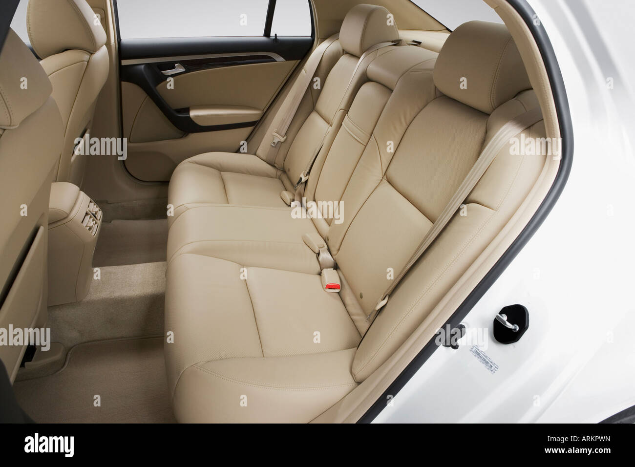 2008 Acura TL in White - Rear seats 