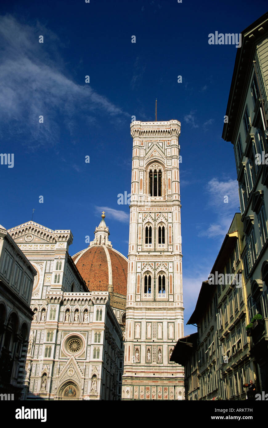 Duomo and Campanile, Florence, Tuscany, Italy Stock Photo