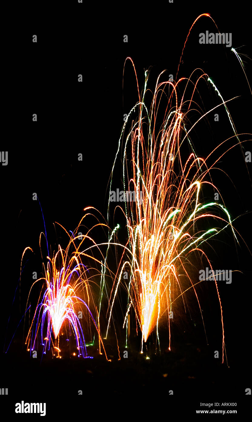 Roman Candle Fireworks High Resolution Stock Photography and Images Alamy
